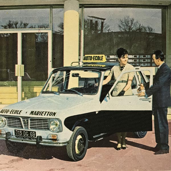 Auto ecole marietton lyon voiture 1965