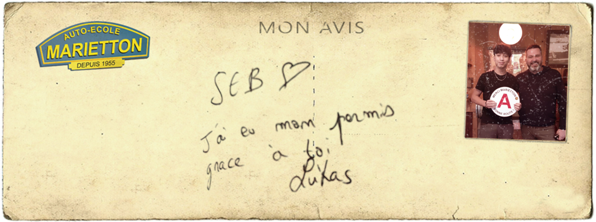 avis manuscrit de Lukas